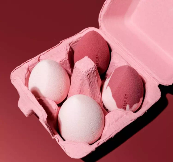 Boho Beauty Pinky Berry zestaw 4 gąbeczek do makijażu