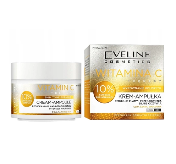 Eveline Cosmetics Cream-Ampoule Therapy krem-ampułka z witaminą C do cery matowej 50 ml