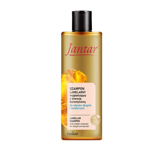 Farmona Jantar lamelarny szampon wygładzający do włosów długich i niesfornych 300 ml