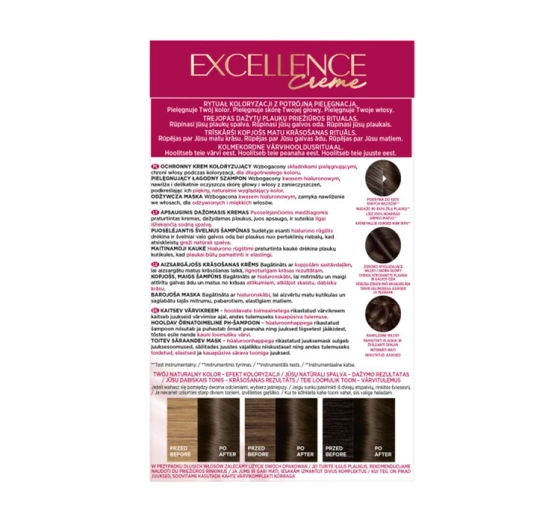 L'Oréal Paris Excellence Créme farba do włosów 5.00 Jasny brąz