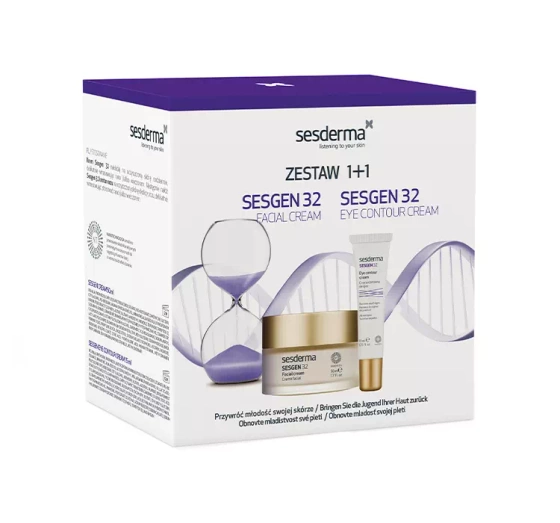 Sesderma Sesgen32 zestaw kosmetyków do pielęgnacji twarzy krem 50 ml krem pod oczy 15 ml