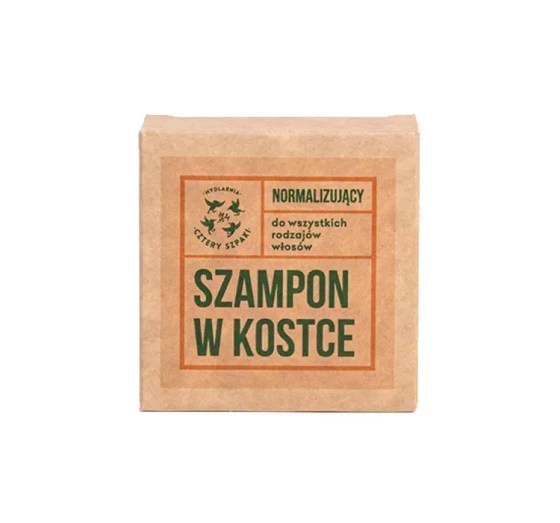 Mydlarnia Cztery Szpaki normalizujący szampon w kostce 75g