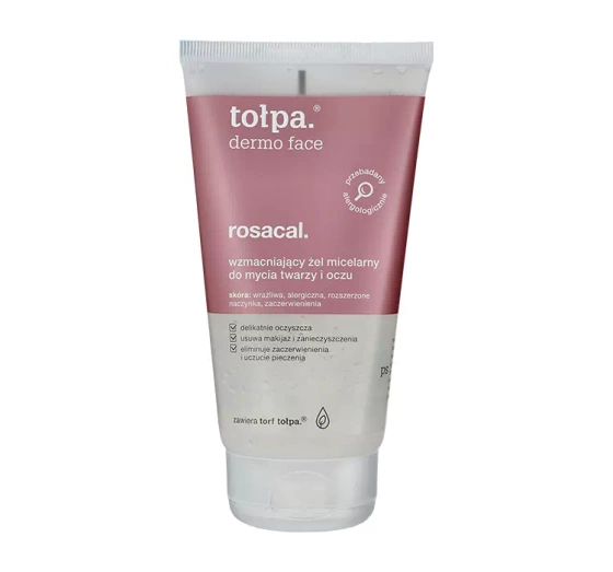 Tołpa Dermo Face Rosacal wzmacniający żel micelarny do mycia twarzy i oczu 150ml