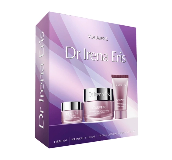 Dr Irena Eris Volumeric zestaw krem na dzień 50 ml serum na noc 30 ml krem pod oczy 15 ml