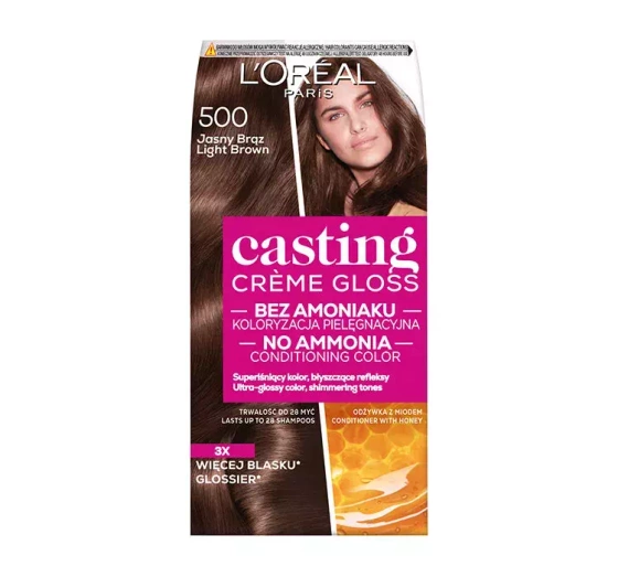 L'Oréal Paris Casting Creme Gloss farba do włosów 500 Jasny brąz