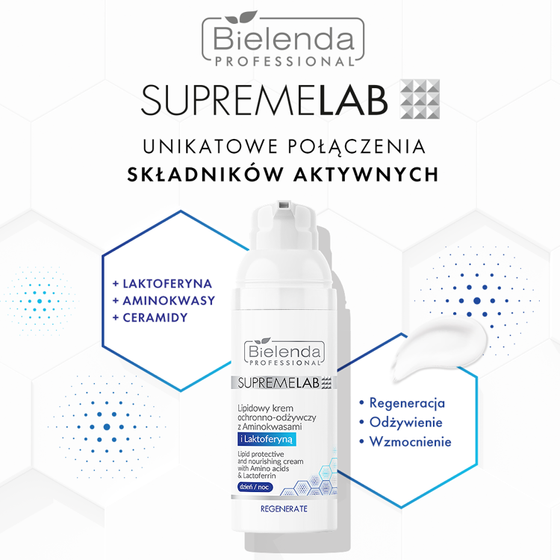 Bielenda Professional Supremelab lipidowy krem ochronno-odżywczy do twarzy 50 ml