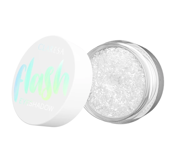 Claresa Flash foliowy cień do powiek 01 Snow Queen 3 g