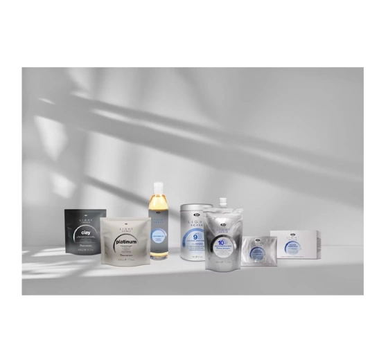 Lisap Milano Light Scale Platinum rozjaśniacz do włosów w proszku szary 500 g