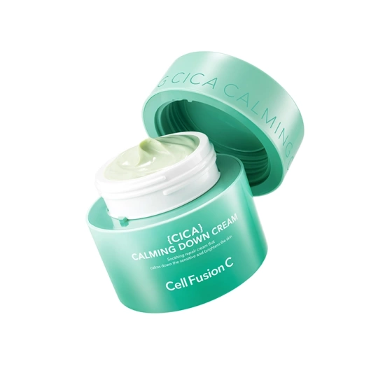 Cell Fusion C Cica Calming Down Cream łagodzący krem do cery wrażliwej, naczynkowej i podrażnionej 50 ml