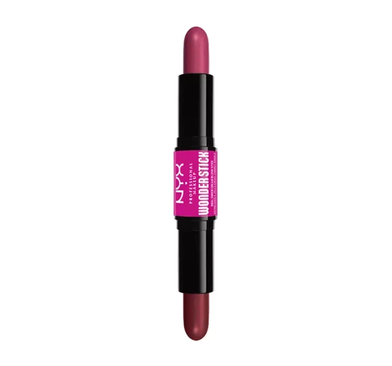 NYX Professional Makeup Wonder Stick dwustronny róż do policzków 04 Deep Magenta Ginger 2 × 4 g