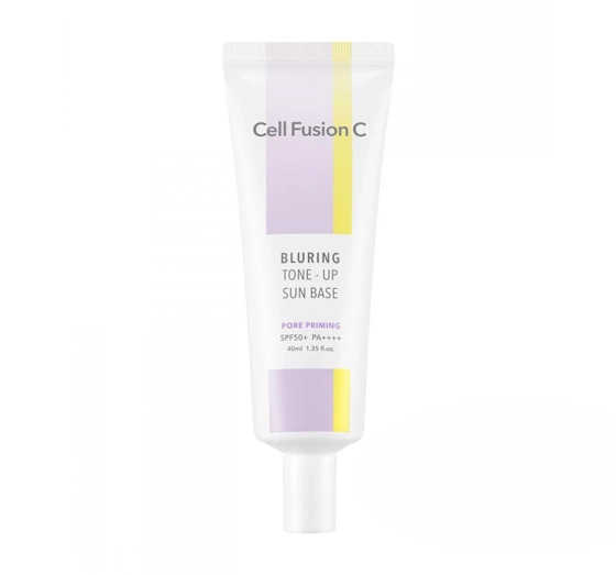 Cell Fusion C Bluring Tone-Up Sun Base SPF50 /PA wygładzająca baza pod makijaż dla cer problematycznych 40 ml