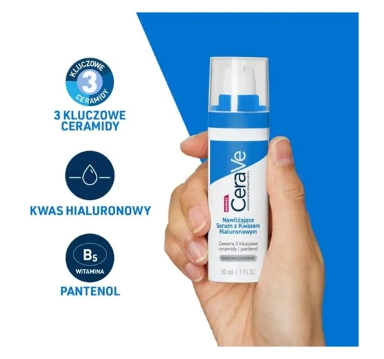 CeraVe nawilżające serum z kwasem hialuronowym 30 ml