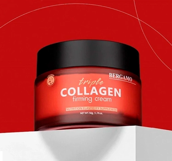 Bergamo Triple Collagen przeciwstarzeniowy krem do twarzy 50 g