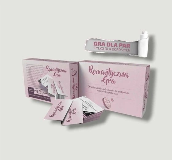 Karciana gra dla par "Romantyczna Gra"
