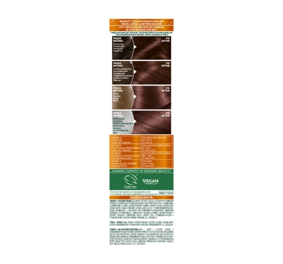 Garnier Color Naturals trwała farba do włosów 5.25 Jasny Opalizujący Kasztan