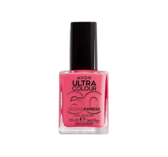 Avon Ultra Colour 60 Second Express szybkoschnący lakier do paznokci Strawberry Margarita 10 ml