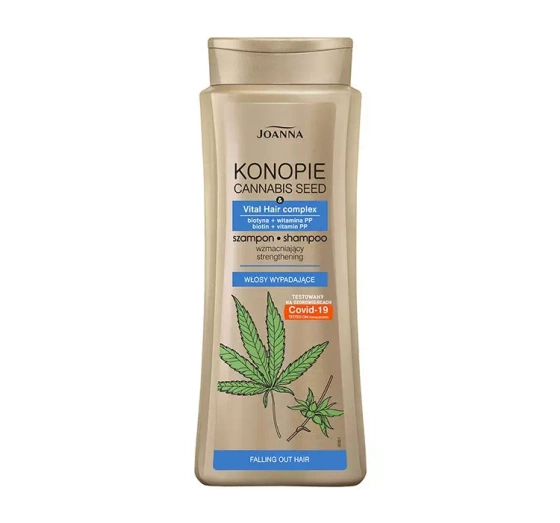 Joanna Konopie szampon wzmacniający do włosów wypadających 400ml