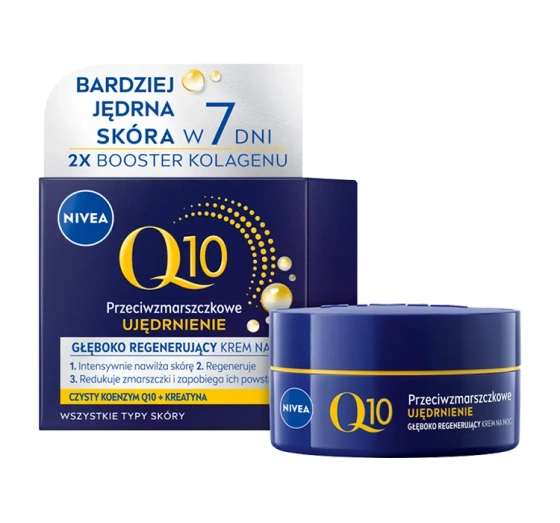 NIVEA Q10 Ujędrnienie Przeciwzmarszczkowy zestaw krem na dzień 50 ml krem na noc 50 ml