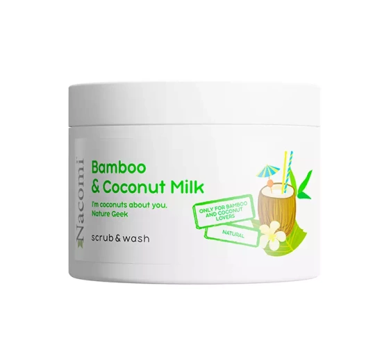 Nacomi piankowy peeling do ciała Bamboo & Coconut Milk 180 ml