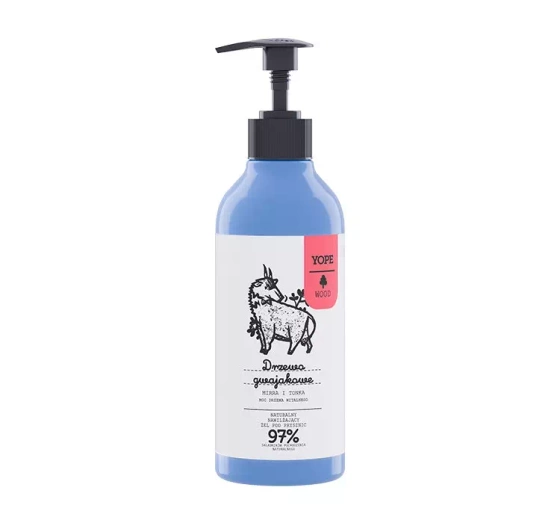 Yope Wood naturalny żel pod prysznic Drzewo Gwajakowe 400ml
