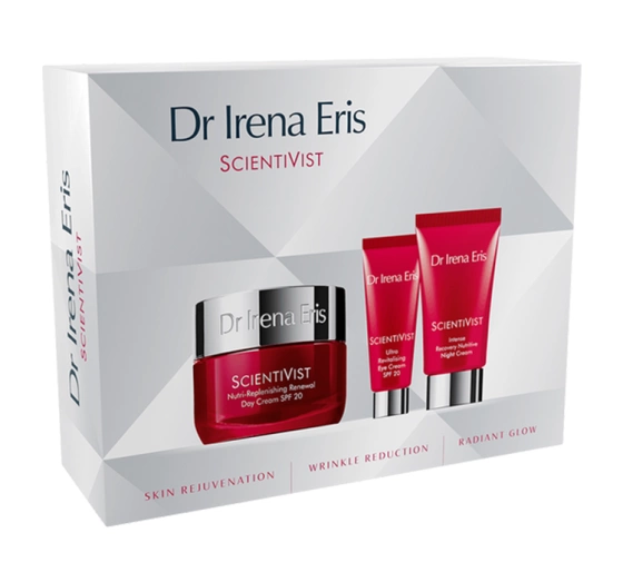 Dr Irena Eris Scientivist zestaw krem na dzień 50 ml krem na noc 30 ml krem pod oczy 11 ml