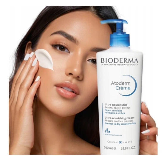 Bioderma Atoderm ultranawilżający krem do ciała i twarzy 500 ml