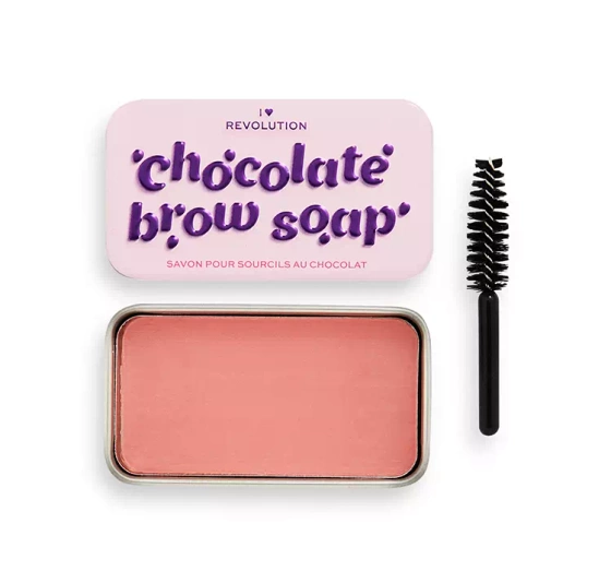 I Heart Revolution Chocolate Brow Soap przezroczyste mydło do brwi ze szczoteczką 10 g