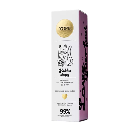 YOPE GŁADKIE STOPY NATURALNY BALSAM NAPRAWCZY DO STÓP 75ML