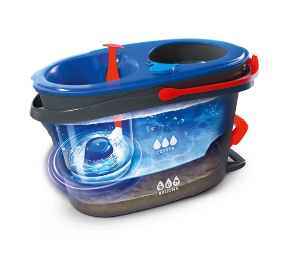 Vileda H2PRO zestaw mop obrotowy z wiadrem