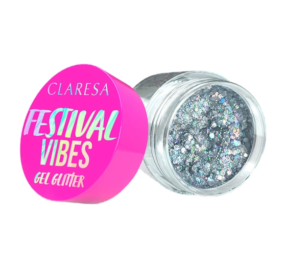 Claresa Festival Vibes brokat w żelu do twarzy i ciała 03 I Don't Care 9,5 g