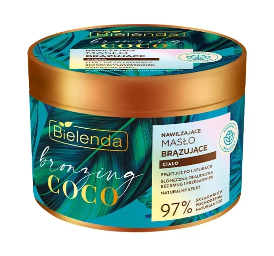 Bielenda Bronzing Coco nawilżające masło brązujące do ciała 200 ml
