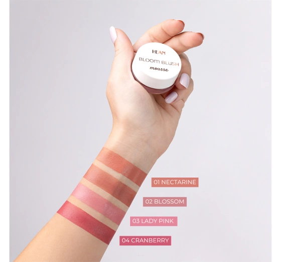 Hean Bloom Blush róż w musie 04 Cranberry 5 g