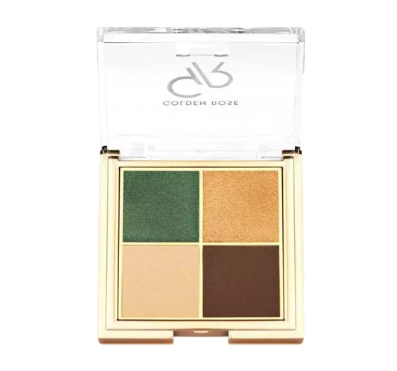 Golden Rose Quattro paleta cieni do powiek 02 Royal Jungle 4 x 2,2 g