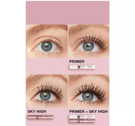 Maybelline Lash Sensational Sky High czarna baza pod tusz do rzęs 7,7 ml