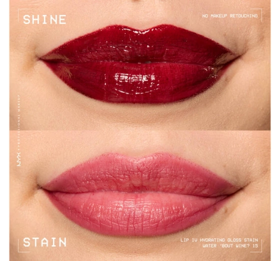NYX Professional Makeup Lip IV Hydrating Gloss Serum błyszczyk do ust 15 Water 'Bout Wine? 5 ml