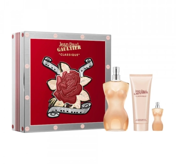 Jean Paul Gaultier Classique woda toaletowa spray 100 ml 6 ml balsam do ciała 75 ml