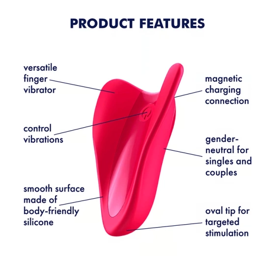 SATISFYER HIGH FLY WIBRATOR NA PALEC