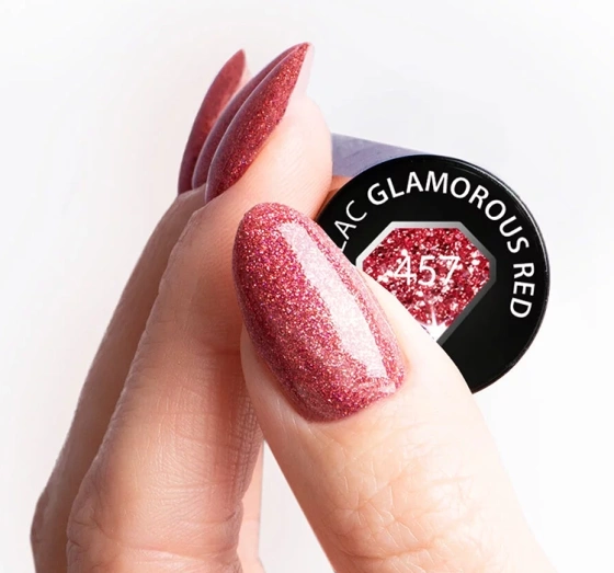 Semilac It’s Time To Shine lakier hybrydowy 457 Glamorous Red 7 ml