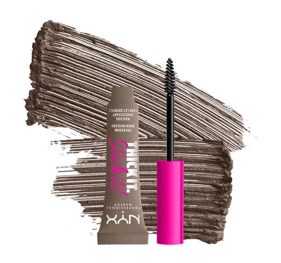 NYX Professional Makeup Thick It Stick It brow mascara tusz do brwi 01 Taupe 7 ml