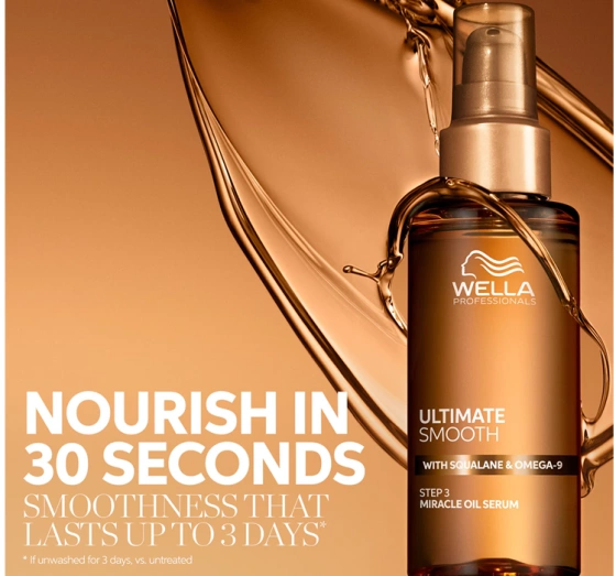Wella Professionals Ultimate Smooth Miracle Oil serum do włosów suchych i puszących 100ml