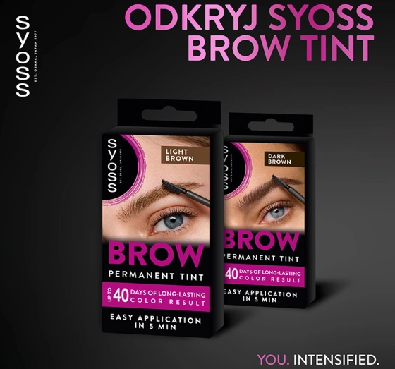Syoss Brow zestaw do permanentnego koloryzowania brwi Jasny Brąz