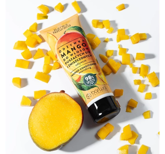 Barwa Naturalna odżywka do włosów puszących się i zniszczonych Mango 200 ml