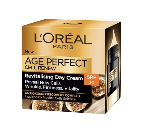 L'Oréal Paris Age Perfect Cell Renew rewitalizujący krem na dzień SPF30 50 ml