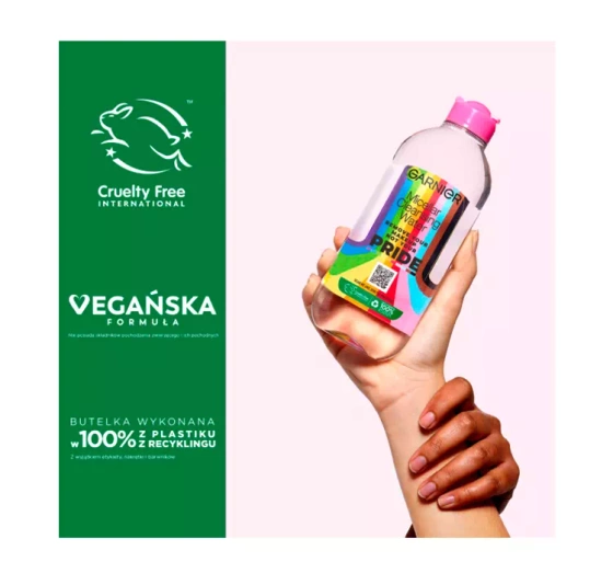 Garnier płyn micelarny 3w1 do skóry wrażliwej Pride Edition 400 ml
