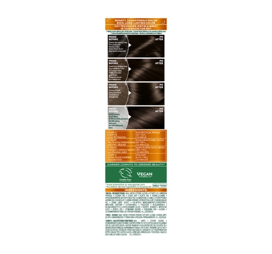 Garnier Color Naturals trwała farba do włosów 3 Ciemny Brąz