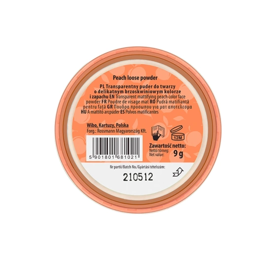 Lovely Peach sypki puder do twarzy 9 g