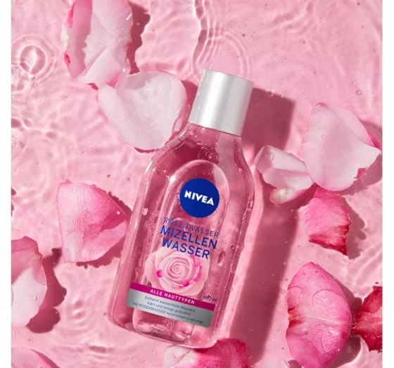 NIVEA Rose Touch dwufazowy płyn micelarny do demakijażu z wodą różaną 400 ml