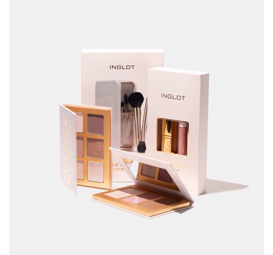 Inglot Gold 'N' Gifts zestaw pędzli do makijażu