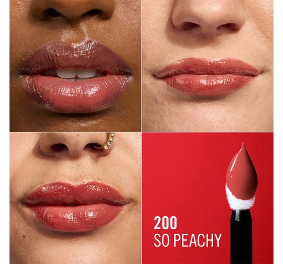 Rimmel Thrill Seeker Lip Latex płynna pomadka do ust 200 So Peachy 6ml