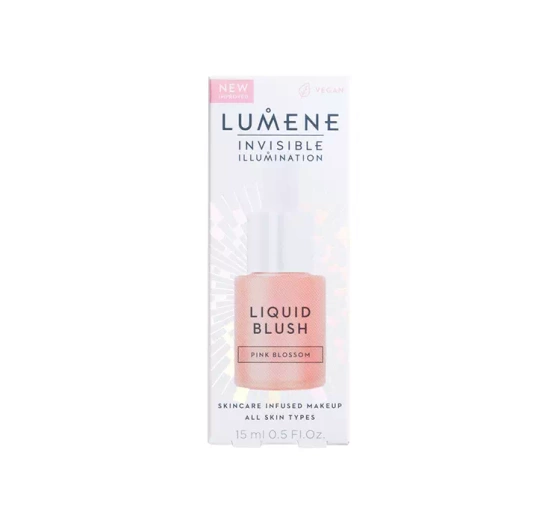LUMENE INVISIBLE ILLUMINATION LIQUID BLUSH SERUM Z RÓŻEM DO POLICZKÓW PINK BLOSSOM 15ML